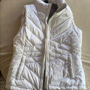 White North Face Vest